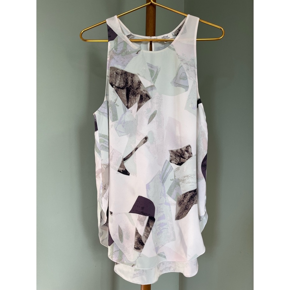 Aritzia Wilfred Racerback Print Tank